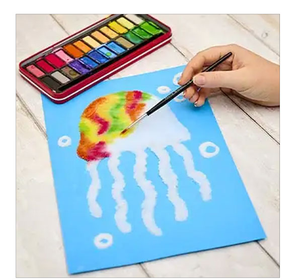 Salt Painting Art
