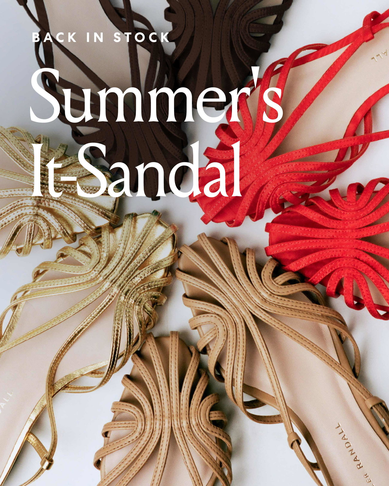 Back in Stock | Summer's It-Sandal