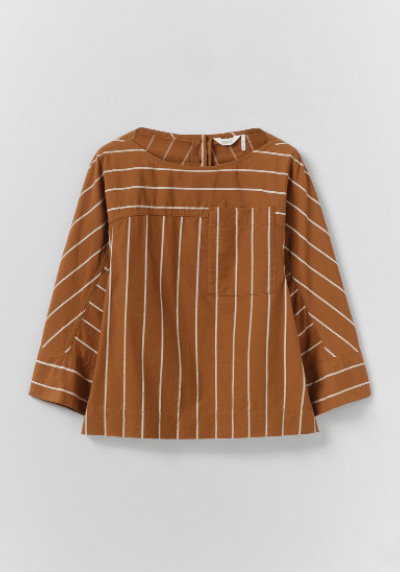 Garland Stripe Cotton Smock Top