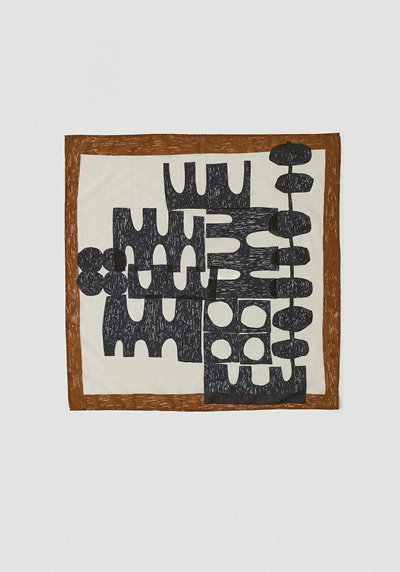 Totem Print Cotton Bandana