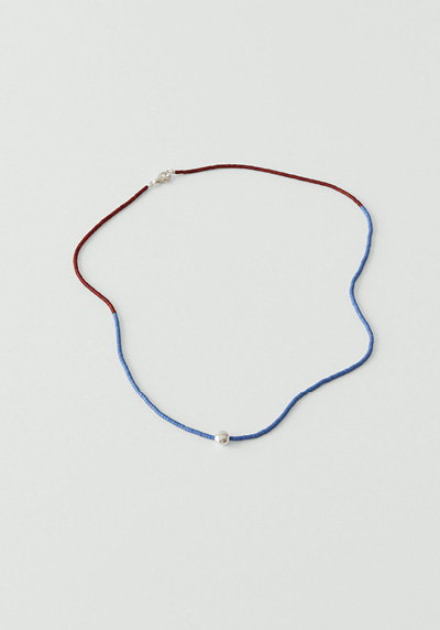 Helena Rohner River Silver Bead Miyuki Necklace