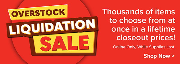 Overstock Liquidation Sale