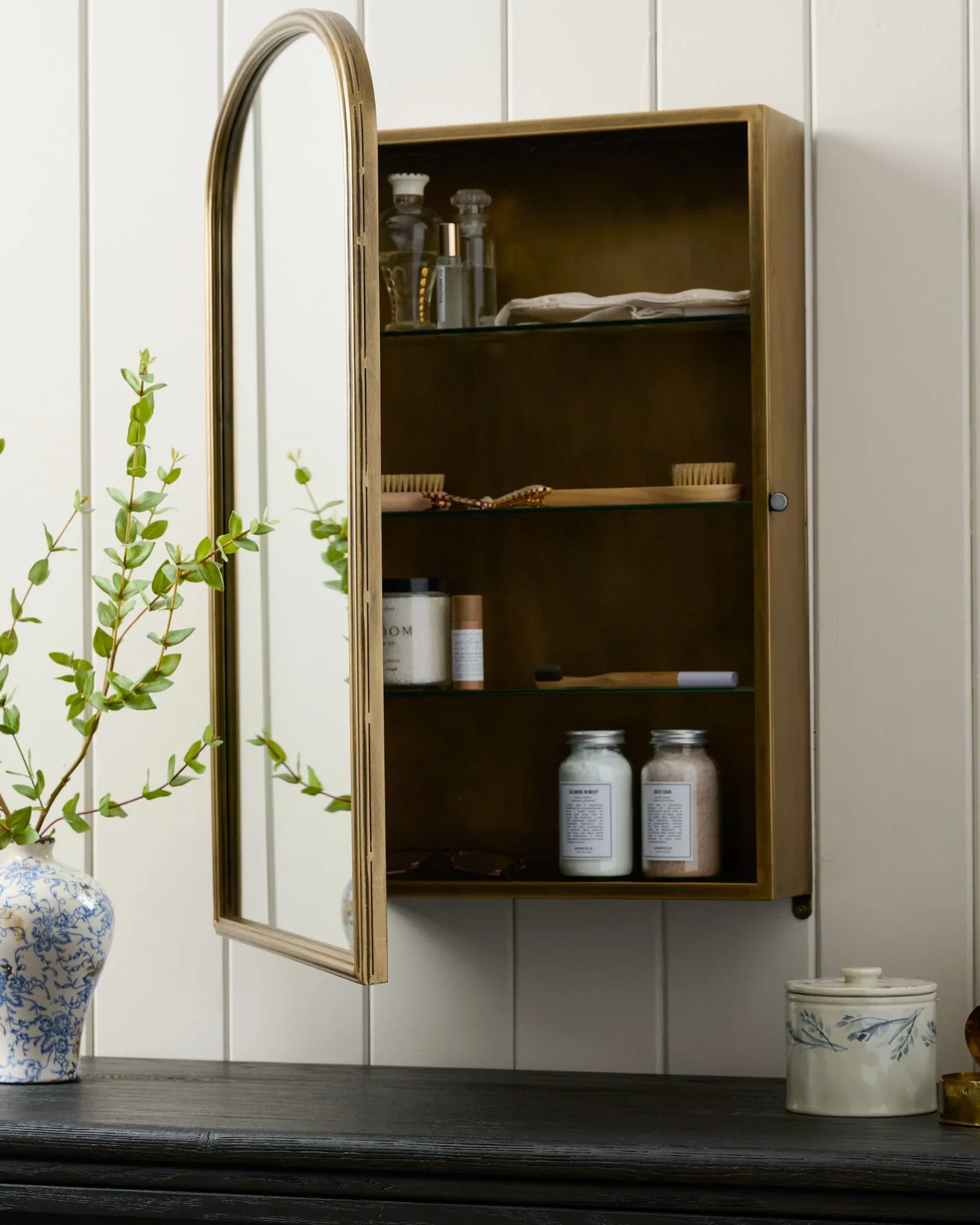 Shelves + Mirrors