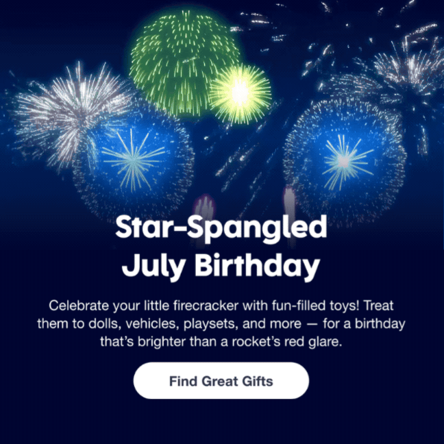 Star-Spangled July Birthday 