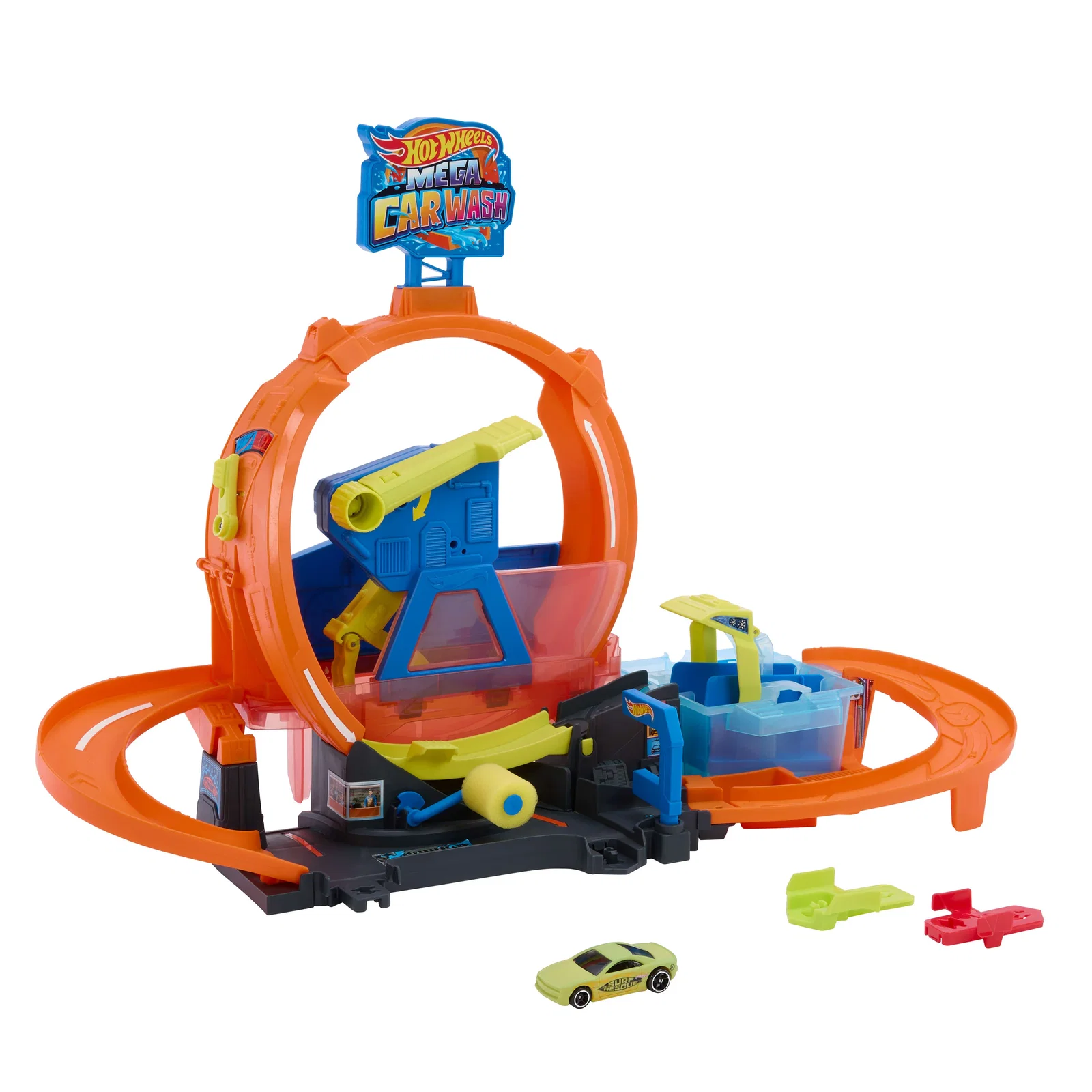 Image of Hot Wheels City Mega Loop Car Wash
