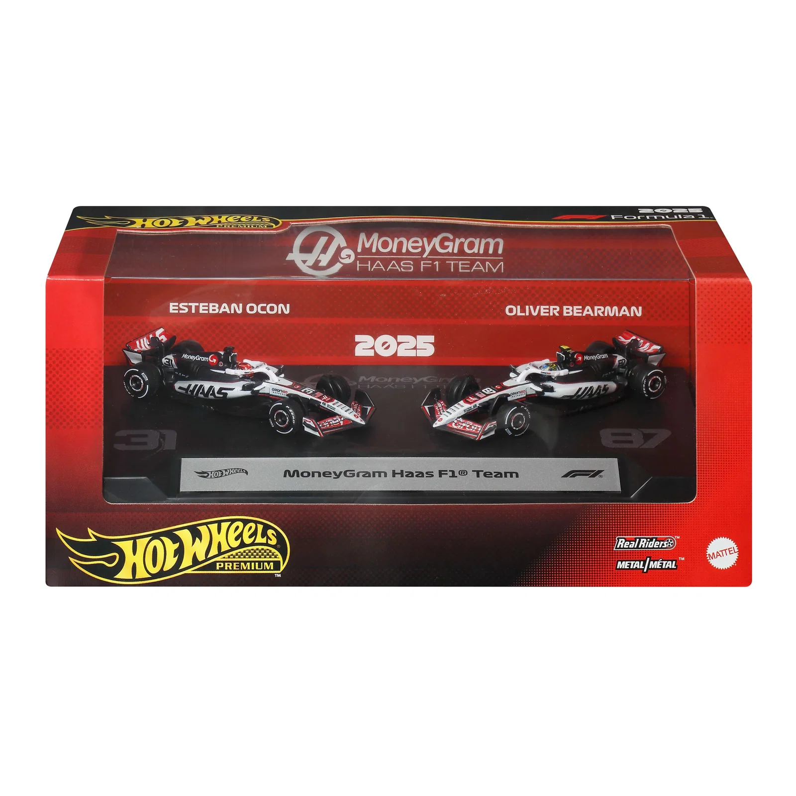 Image of Hot Wheels MoneyGram Haas F1® Team 2-Pack