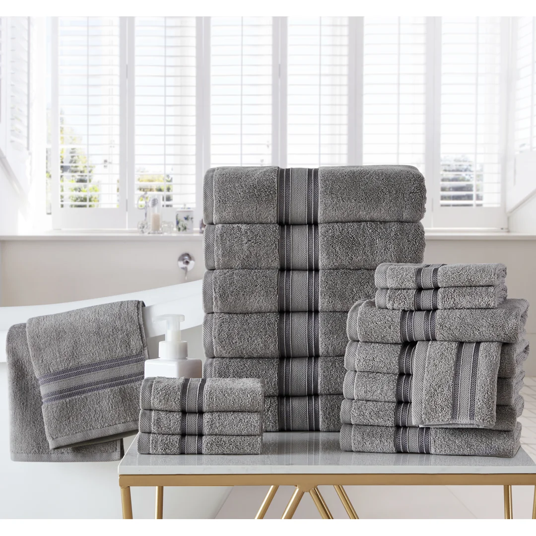 18-piece Cotton Towel Set