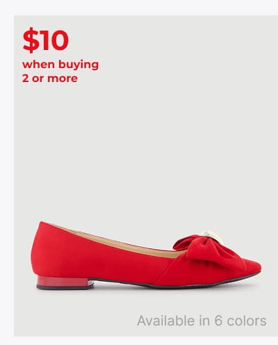 Shop Stylish Pointed Toe Bow Detail Flats