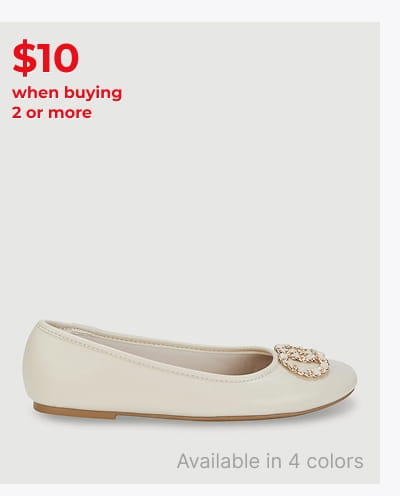 Shop Ornamental Chain Ballet Flats