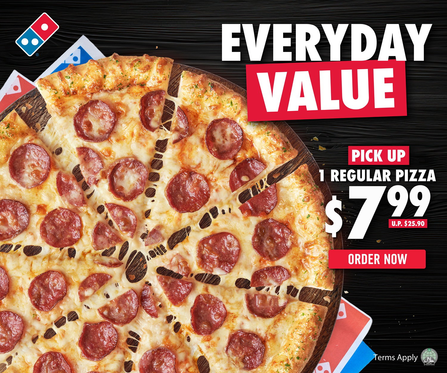 $7.99 Reg Pizza
