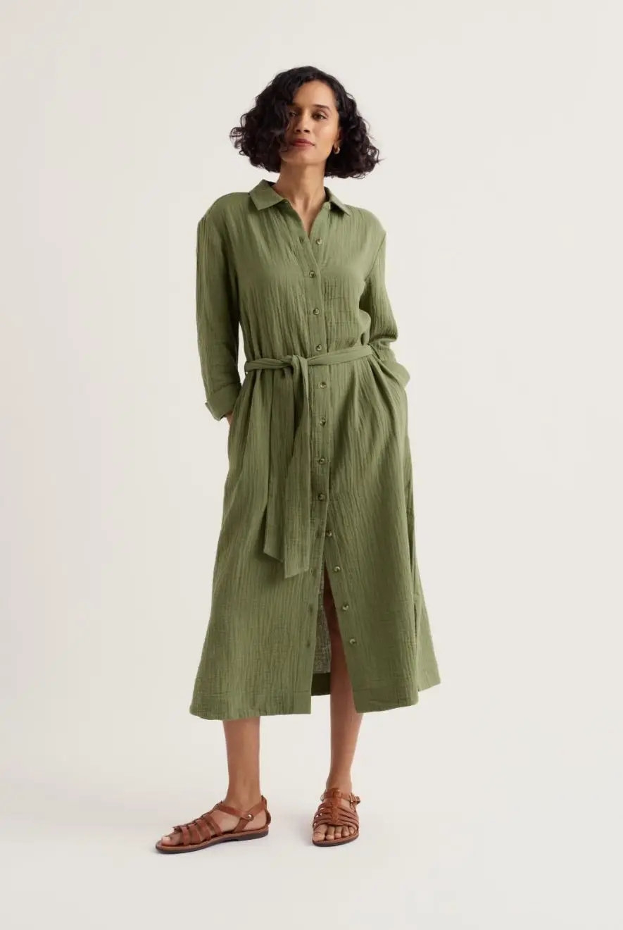 Whitsand Cove Midi Shirt Dress