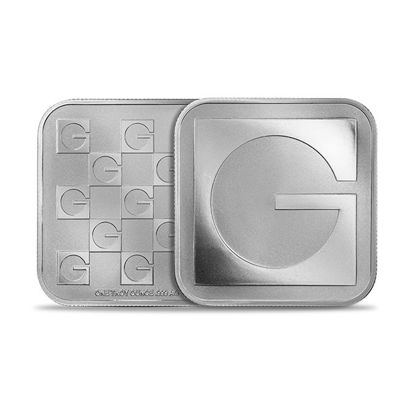 App-Only Deal: 1 oz GOLD.COM Square Silver Bar (New)