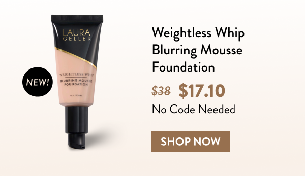 Weightless Whip Blurring Mousse Foundation | Shop Now