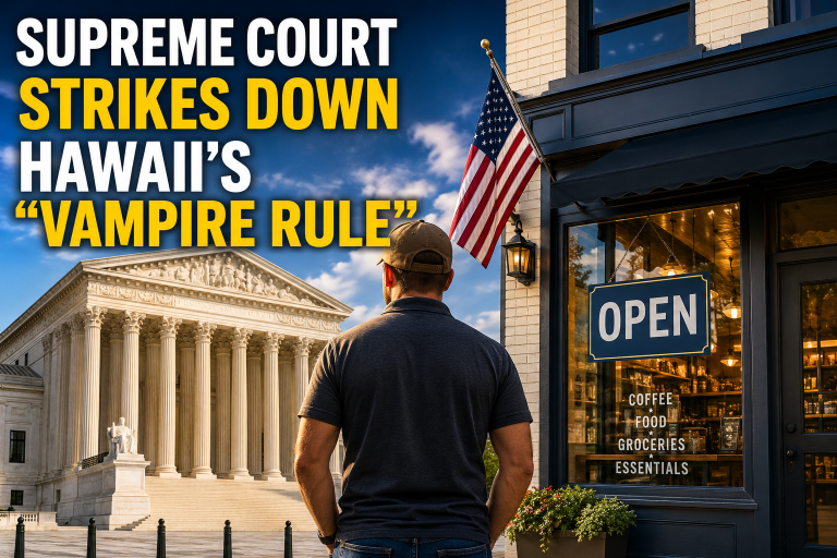 Hawaii Vampire Rule Struck Down: What Wolford v. Lopez Means