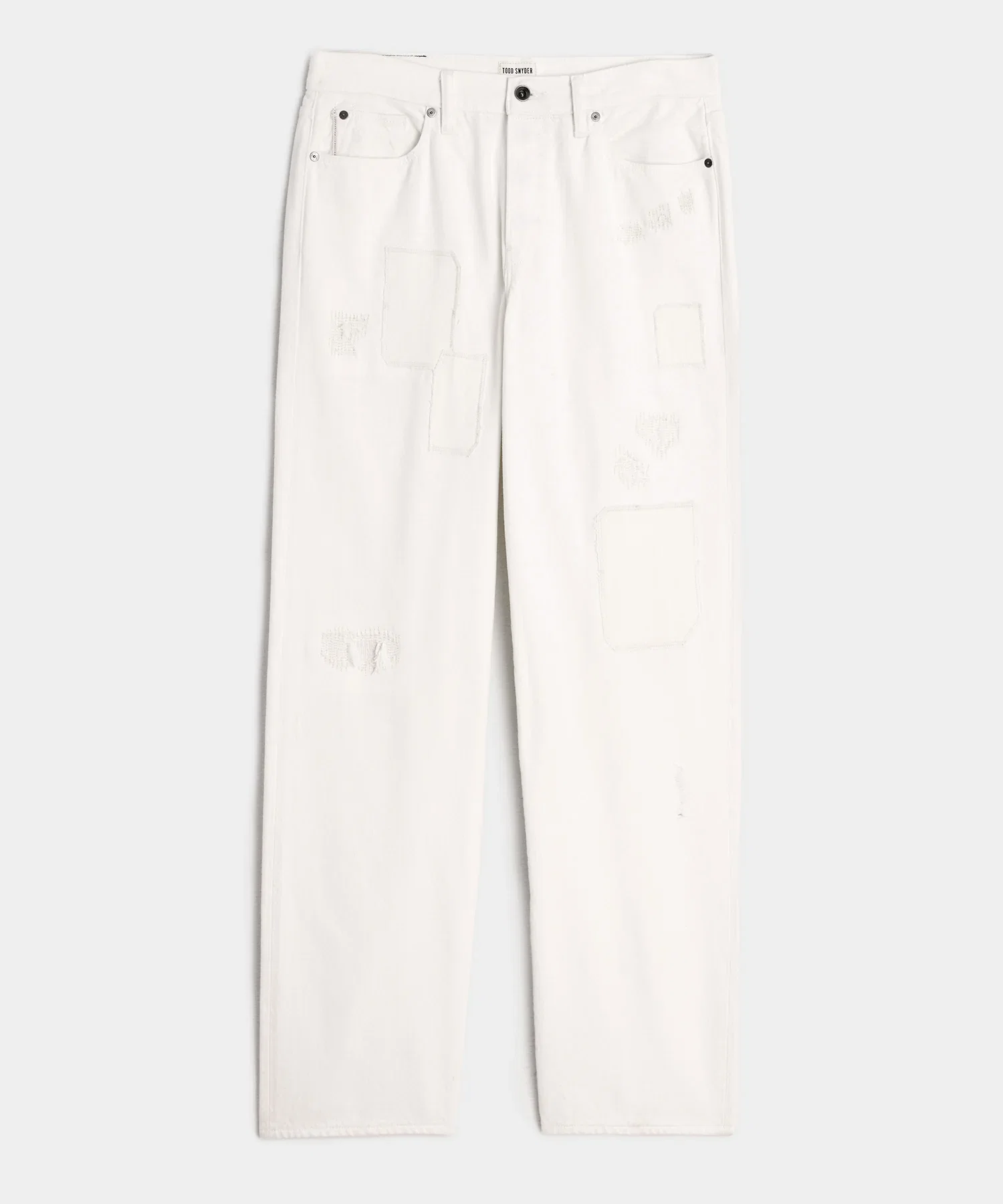 Image of Relaxed Selvedge Jean in Distressed White