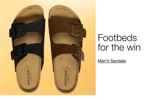 Footbeds for the win Men's Sandals