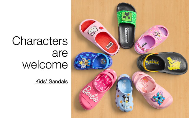 Characters are welcome Kid's Sandals
