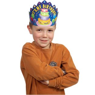 Image of Really Good Stuff® It's My Birthday Crowns - 12 crowns