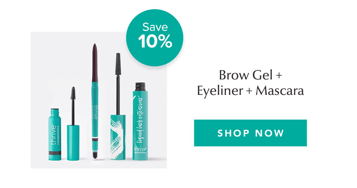 Brow Gel + Eyeliner + Mascara