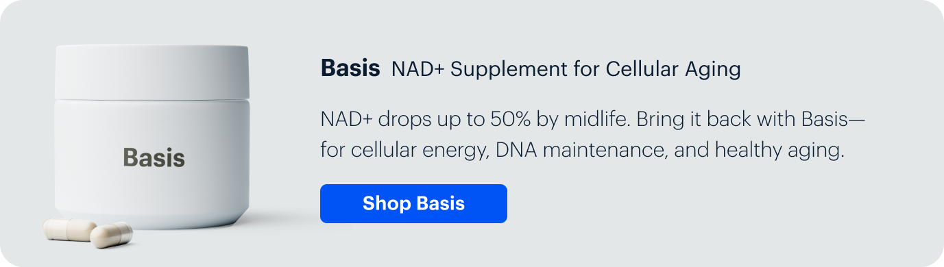 Basis NAD+ Supplement for Cellular Aging | Shop Basis