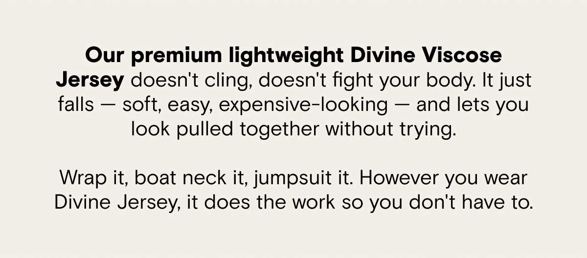 Divine Viscose Jersey