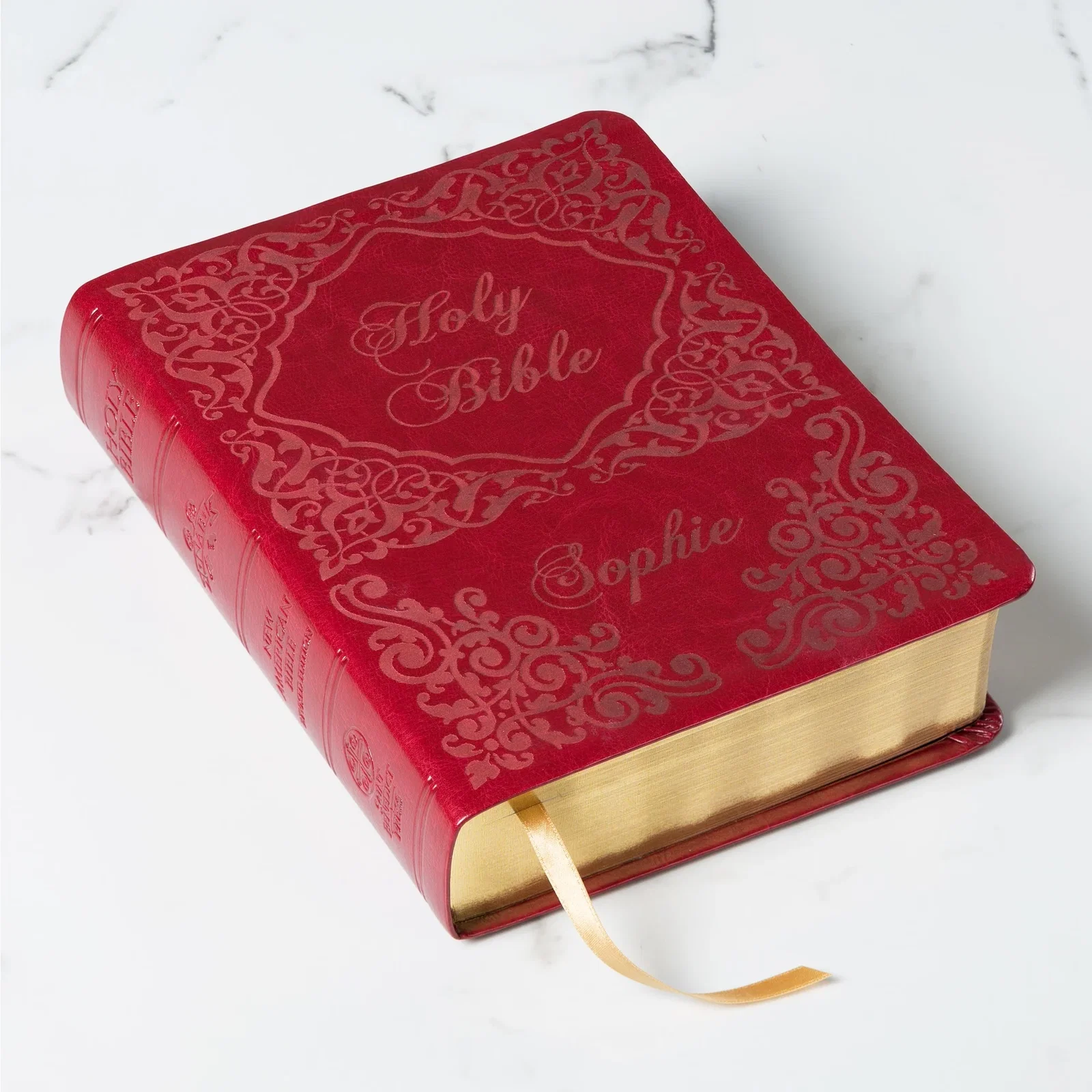 Personalized Damask Bible