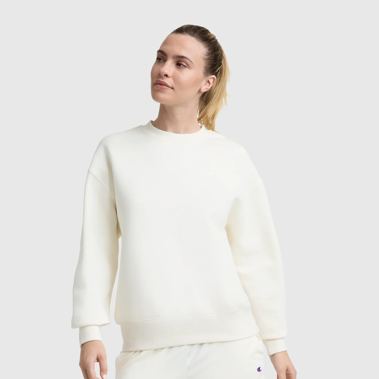 Image of Powerblend Crewneck Sweatshirt, Small "C"