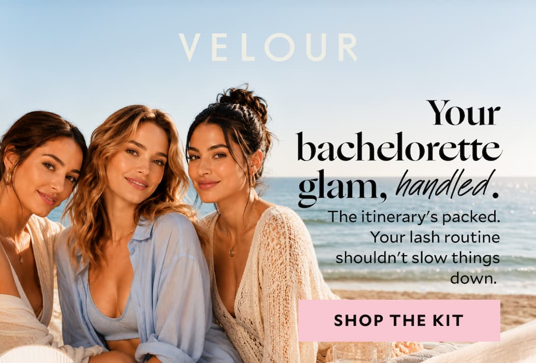 Your bachelorette glam, handled.  The itinerary's packed. Your lash routine shouldn't slow things down. ​