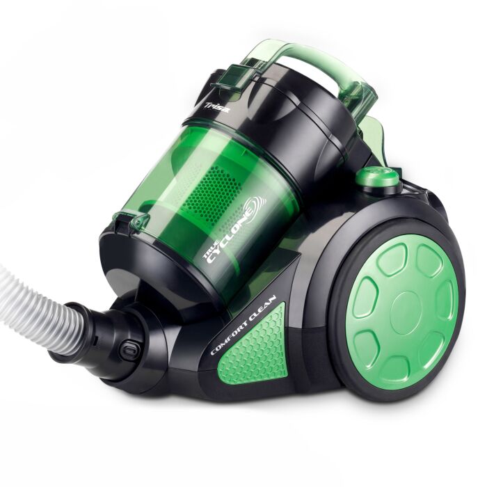 Trisa Staubsauger True Cyclone Comfort Clean, beutellos, 700 W, mit HEPA-Filter , grün