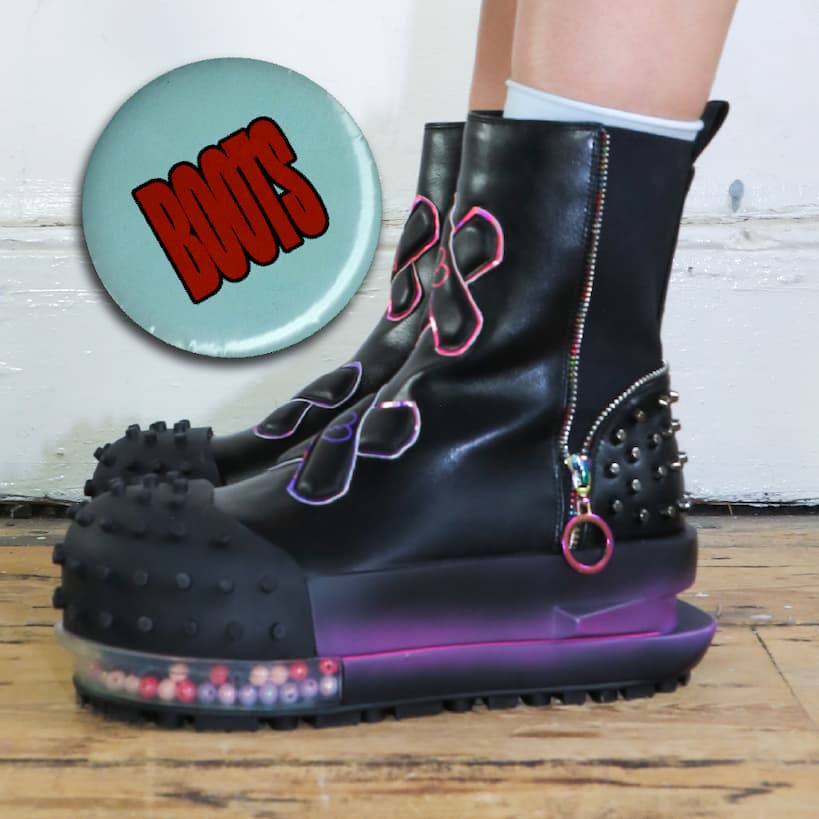 Cyberpunk Boots - Black