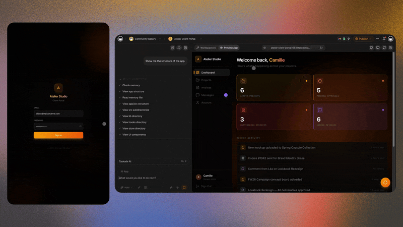 Client Portal Dashboard