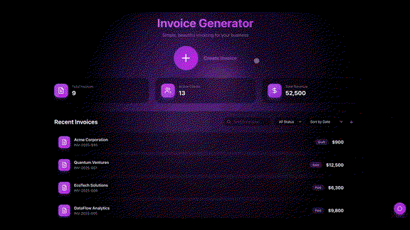 Invoice Generator