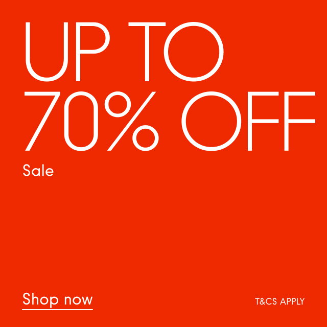 Up to 70% off sale Shop now
