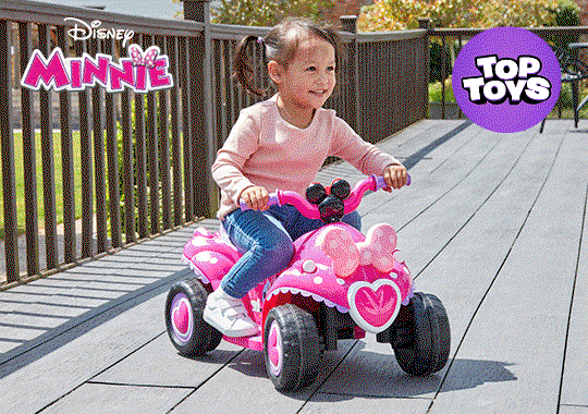 Spider-Man & Minnie Mouse ATV Quad 6V Electric Ride Ons