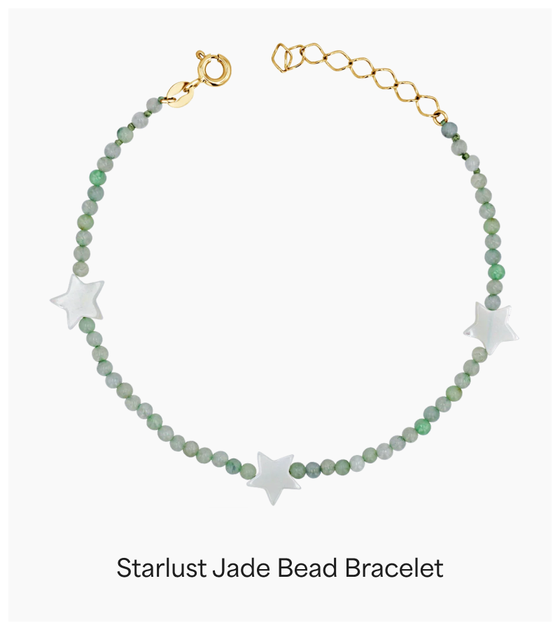 Starlust Jade Bead Bracelet