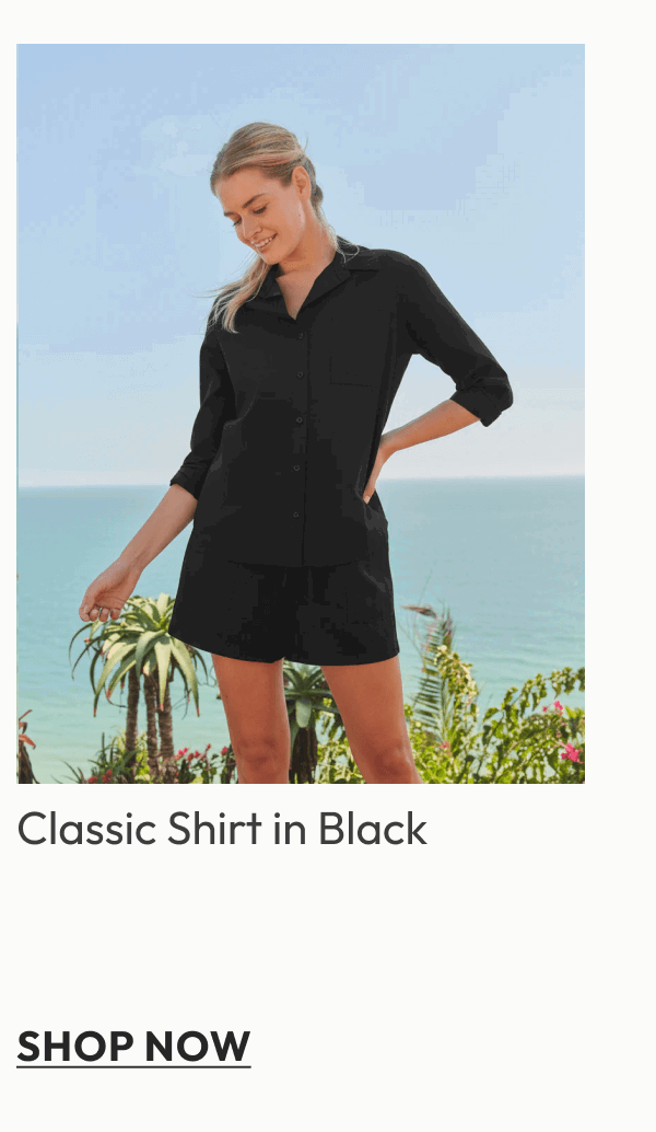 Classic Shirt in Black 