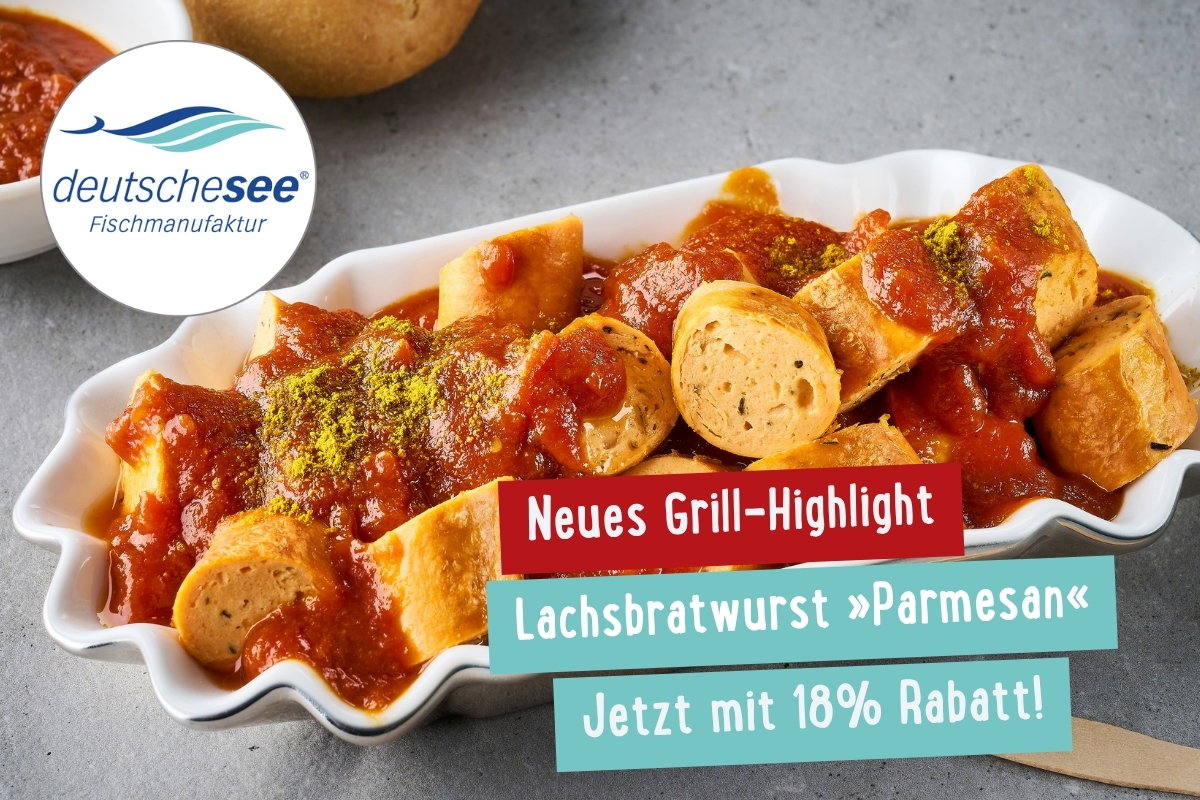 Jetzt Lachsbratwurst bestellen