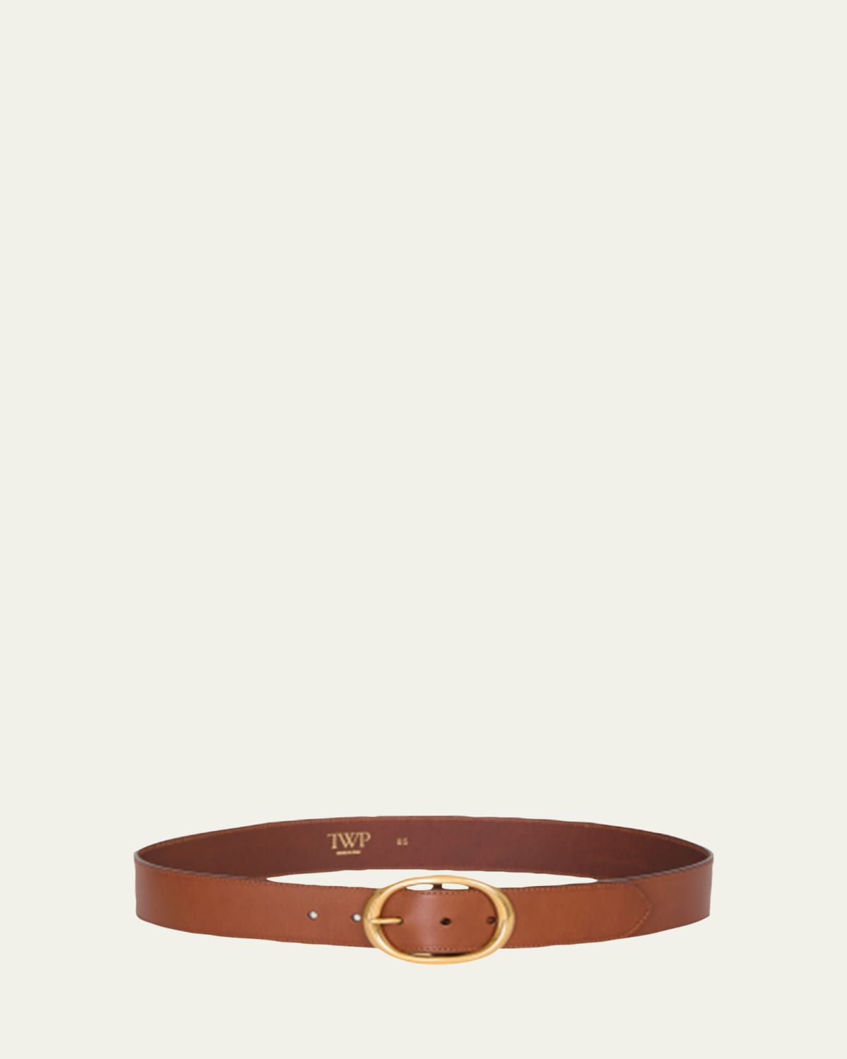 Wide Vachetta Leather Belt