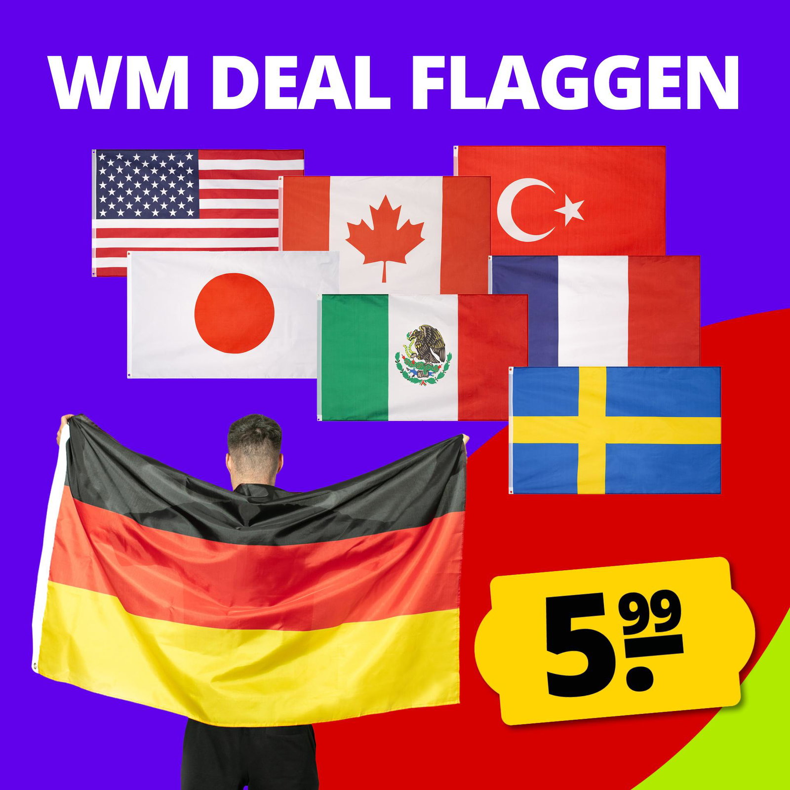 Flaggen nur 5,99 €