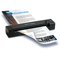 Cordless porable scanner compatible with PC, Mac, iOS and Android