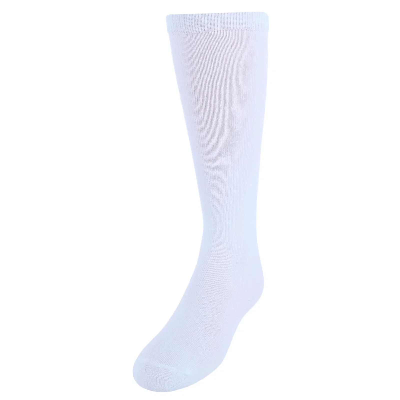 Image of CTM® Girl's Solid Colored Soft Uniform Knee High Socks (1 Pair)