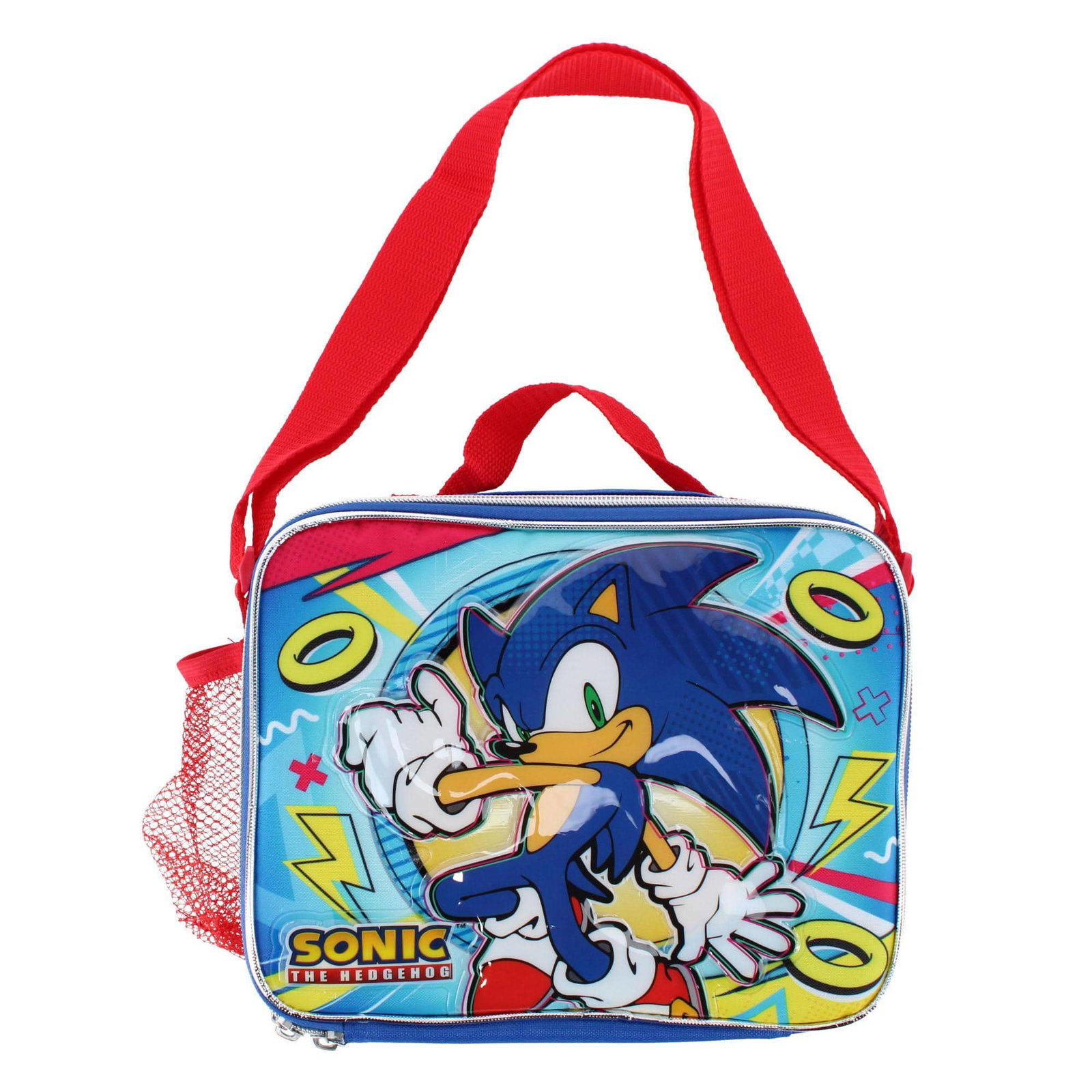 Image of CTM® Boy's Sonic the Hedgehog Lunchbox with Side Pocket