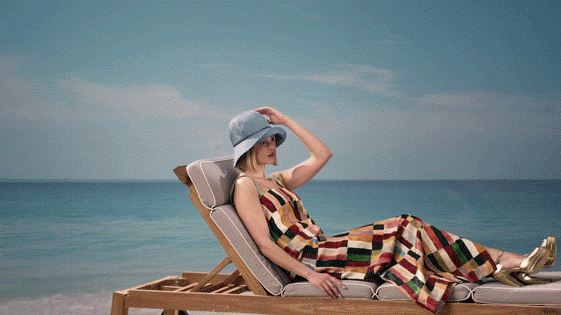 Nina Sun Hat GIF