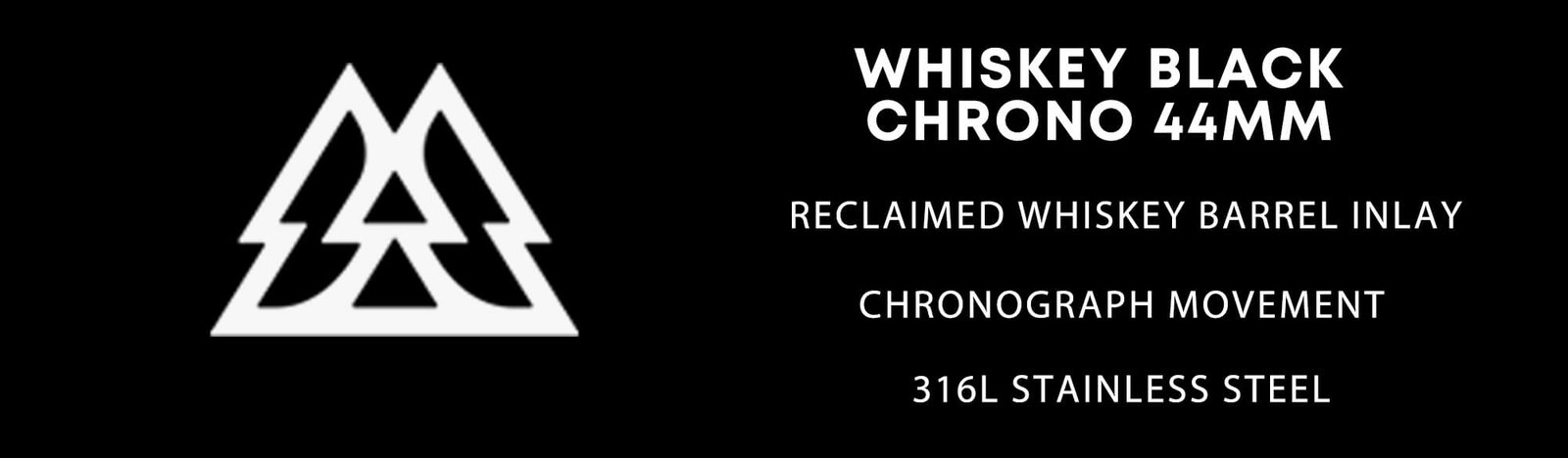 Whiskey Black Chrono 44mm - Shop Now