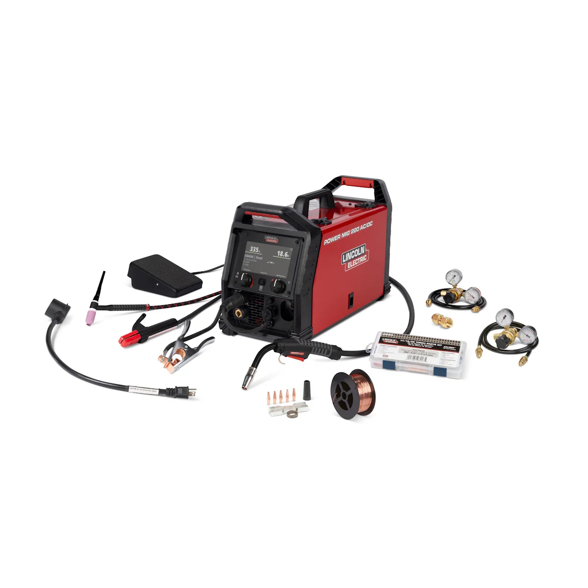 Image of Lincoln Power MIG 220 AC/DC Multi-Process Welder (K5379-1)