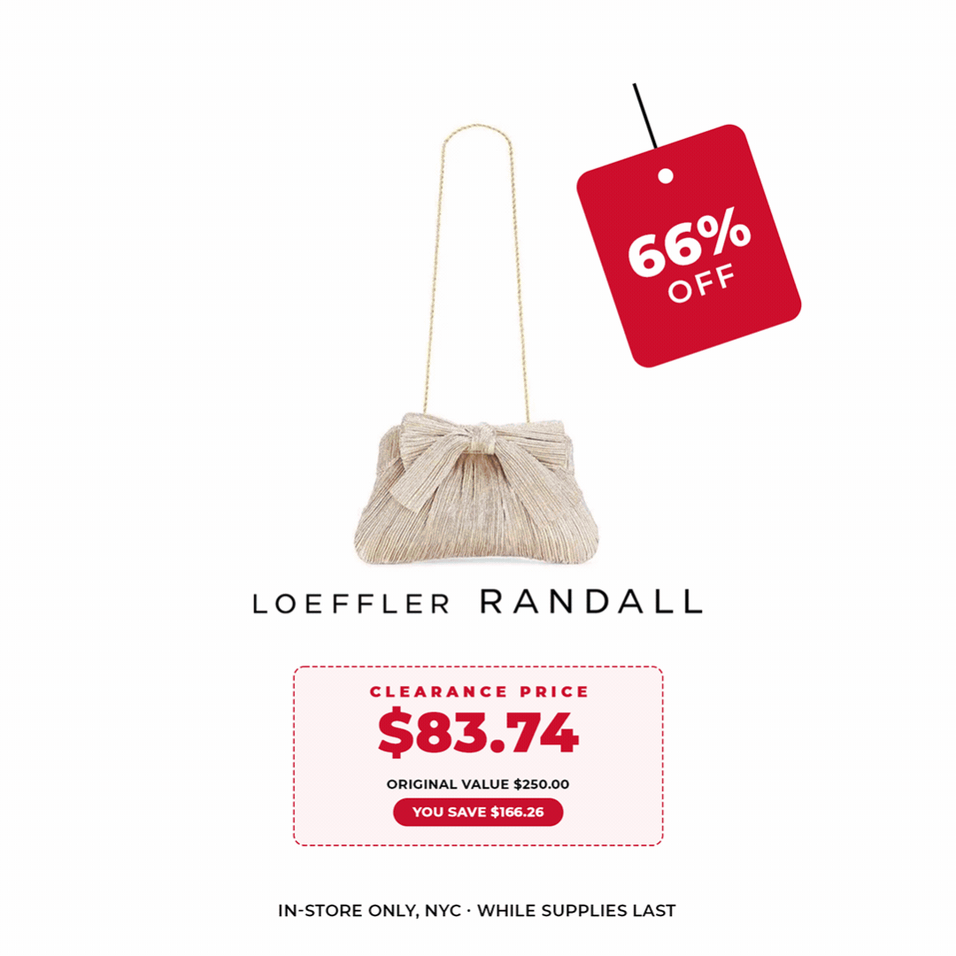 Handbags clearance at Century 21 NYC