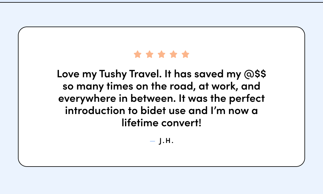 SHOP TUSHY TRAVEL