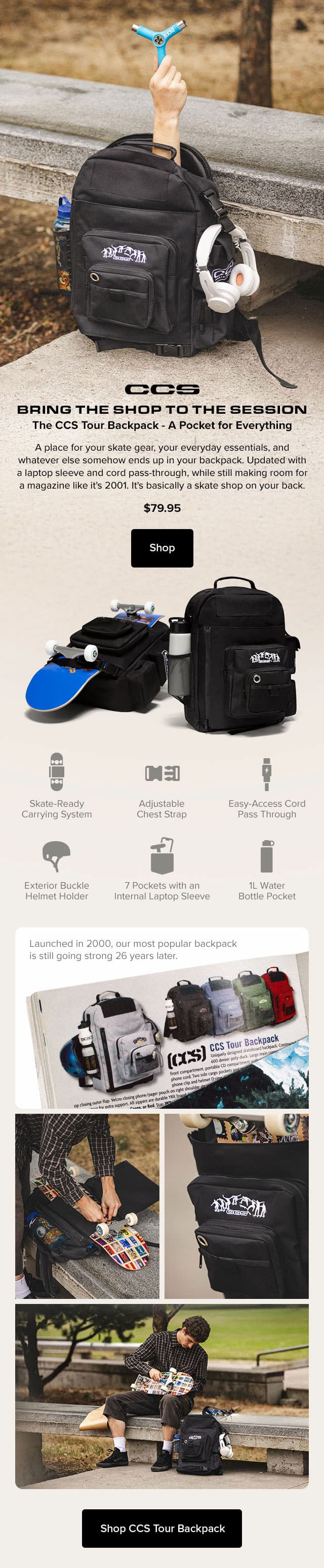 CCS Tour Backpack
