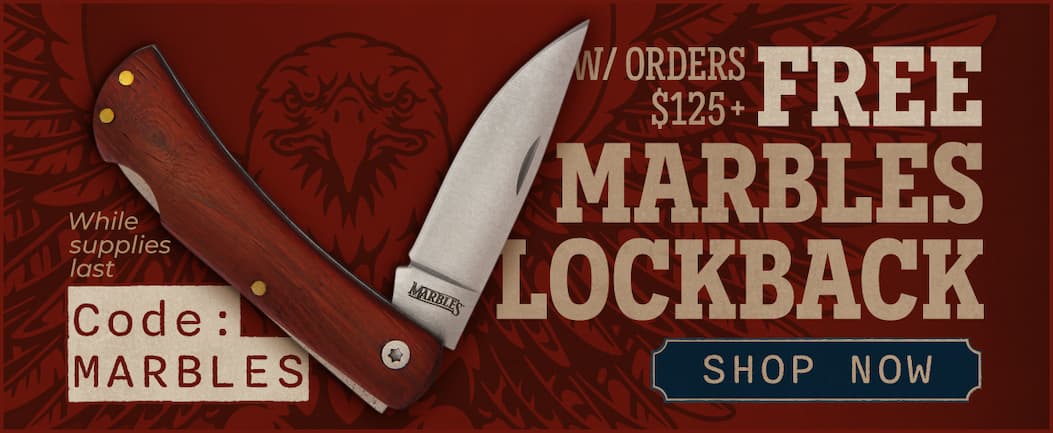 FREE Marbles Lockback With Orders $125+
