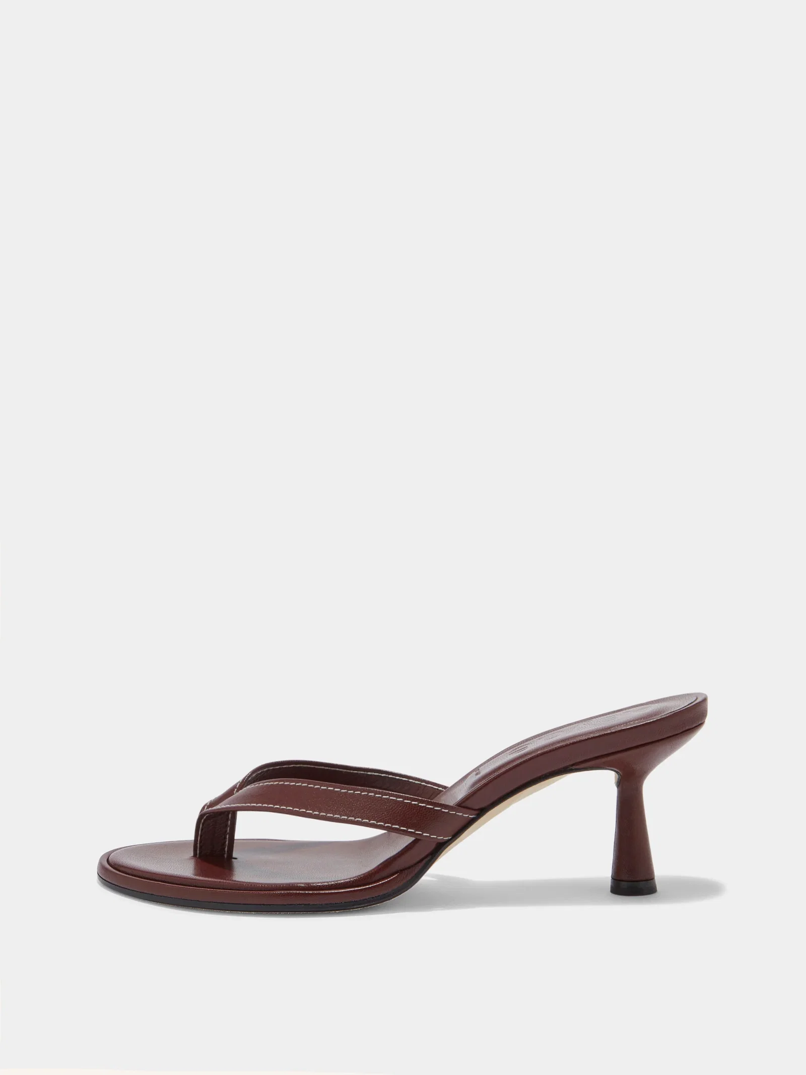 Image of Daphne Leather Thong Sandals